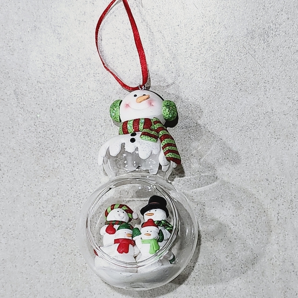Cute Snowman Christmas Ornament